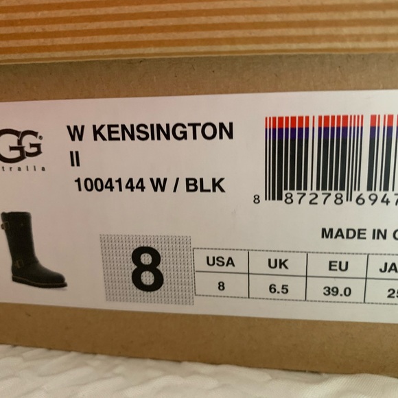 UGG leather boot - Kensington II 1004144 W / black - Picture 4 of 5